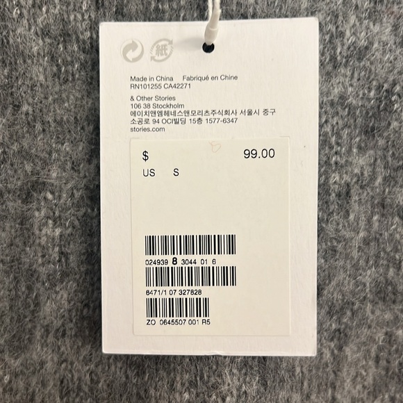 Colorful Paris Atelier sweater. NWT sz Small - Picture 3 of 4